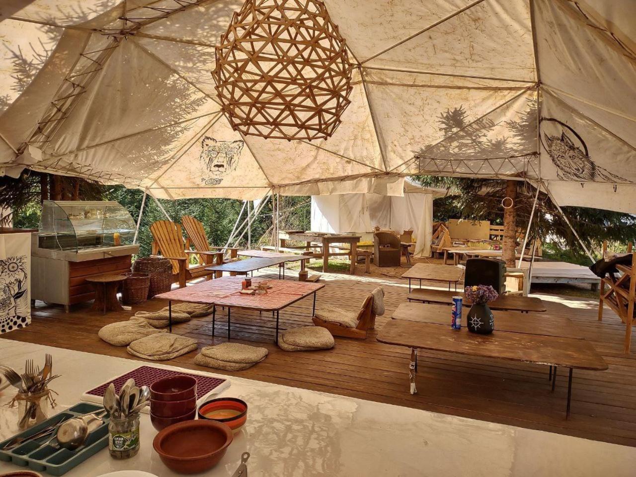 Eco Glamping - Carpathians. Retreat Hub Dzin Space Verkhovyna Dış mekan fotoğraf